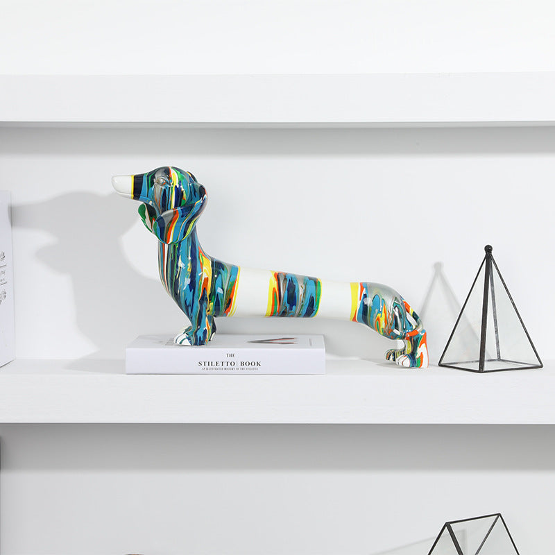 Moderner Tierkunst Harz-Ornament