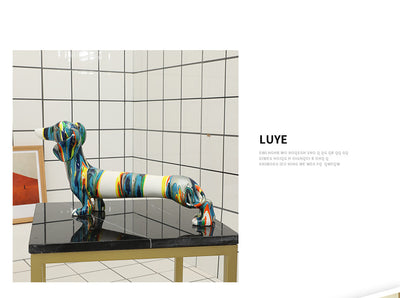 Moderner Tierkunst Harz-Ornament