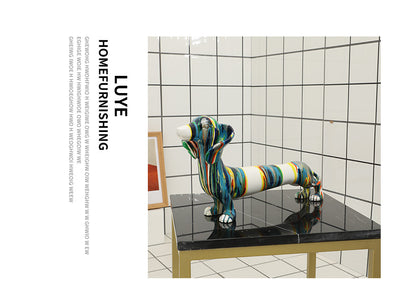 Moderner Tierkunst Harz-Ornament